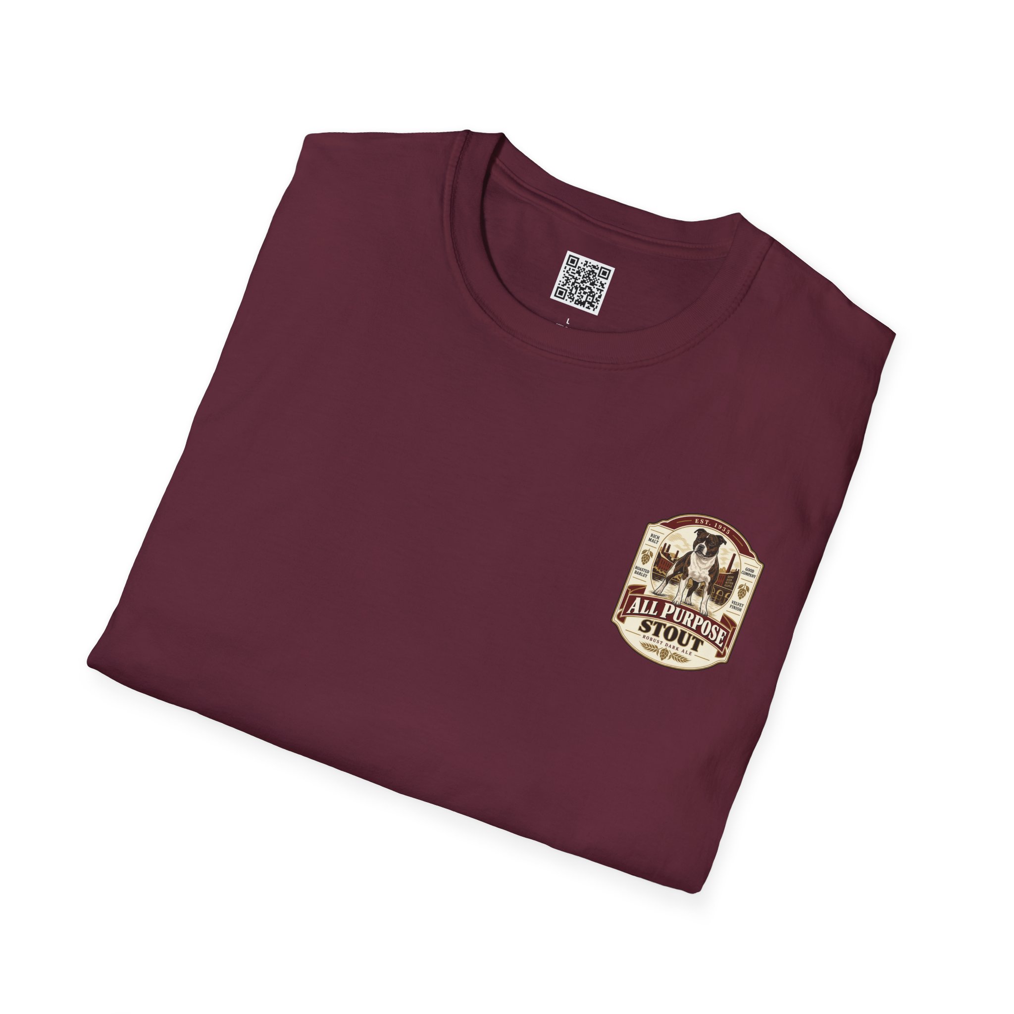Vintage Beer Label - Stafford Softstyle T-Shirt - Image 10