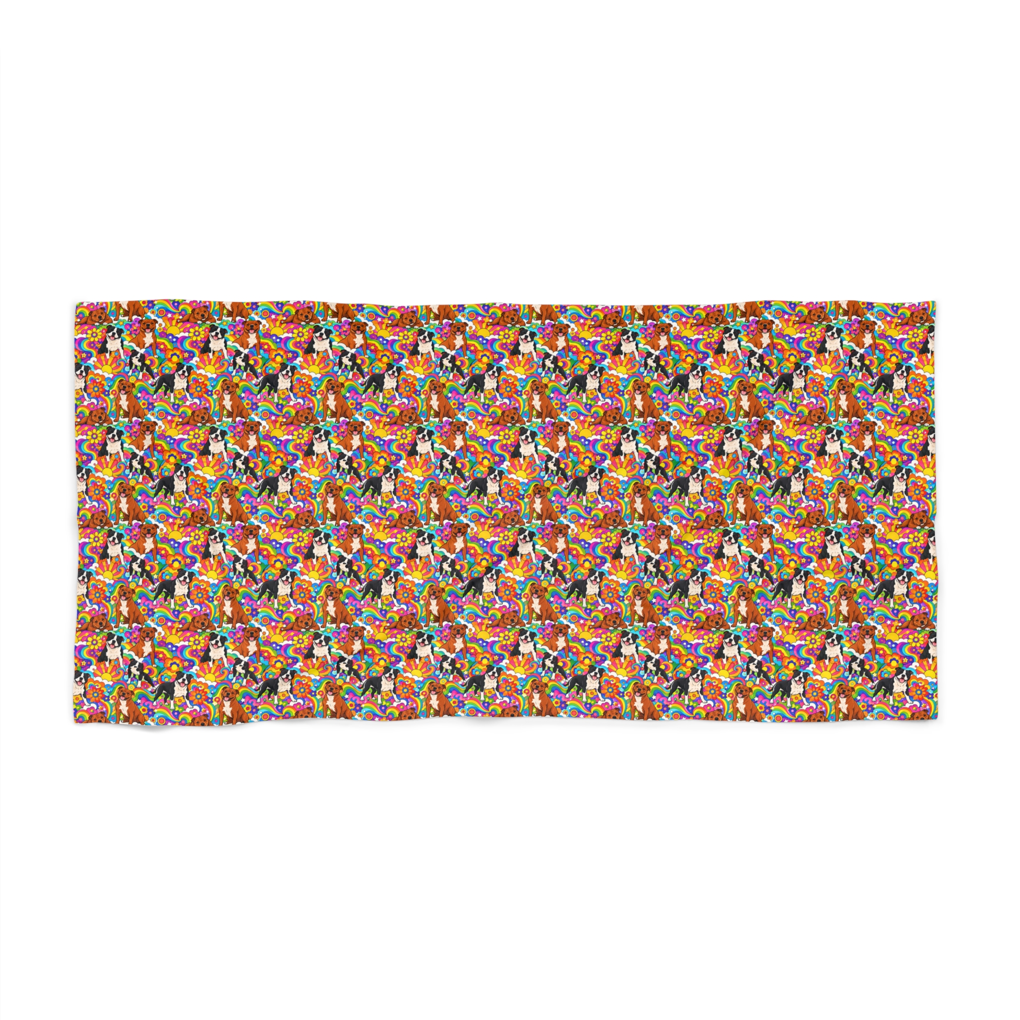 Peter Max Inspired Stafford Pattern Beach Towel