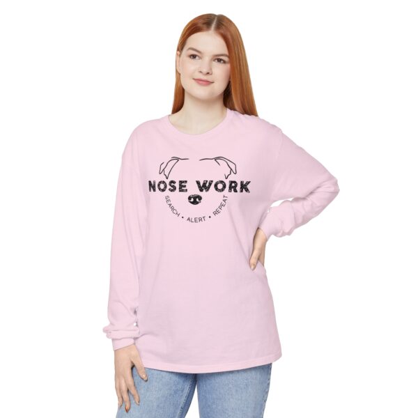 Stafford Nose Work Garment-dyed Long Sleeve T-Shirt - Image 9