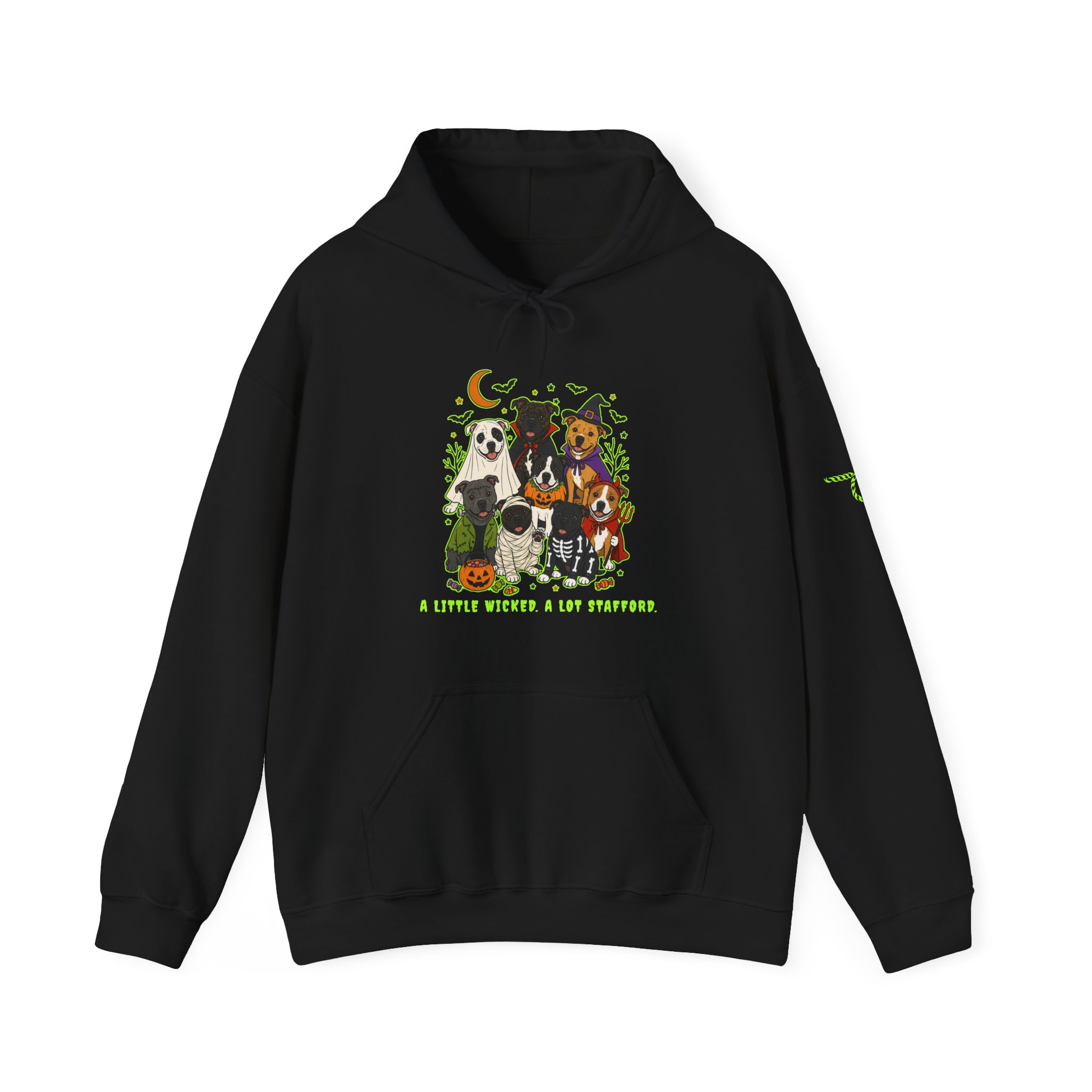 "A Little Wicked" Unisex Heavy Blend™ Hooded Sweatshirt - Image 2