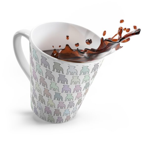 Pastel Staffordshire Bull terrier Latte mug - Image 4