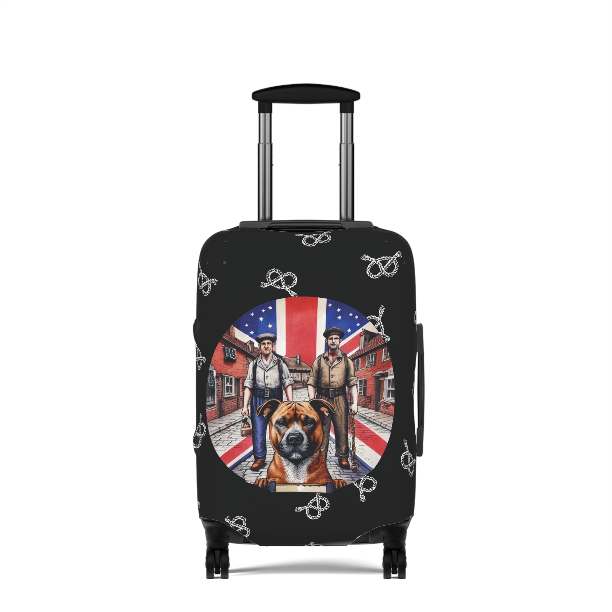 Stafford Union Jack Coal Miner Chain Maker Luggage Cover - Image 3