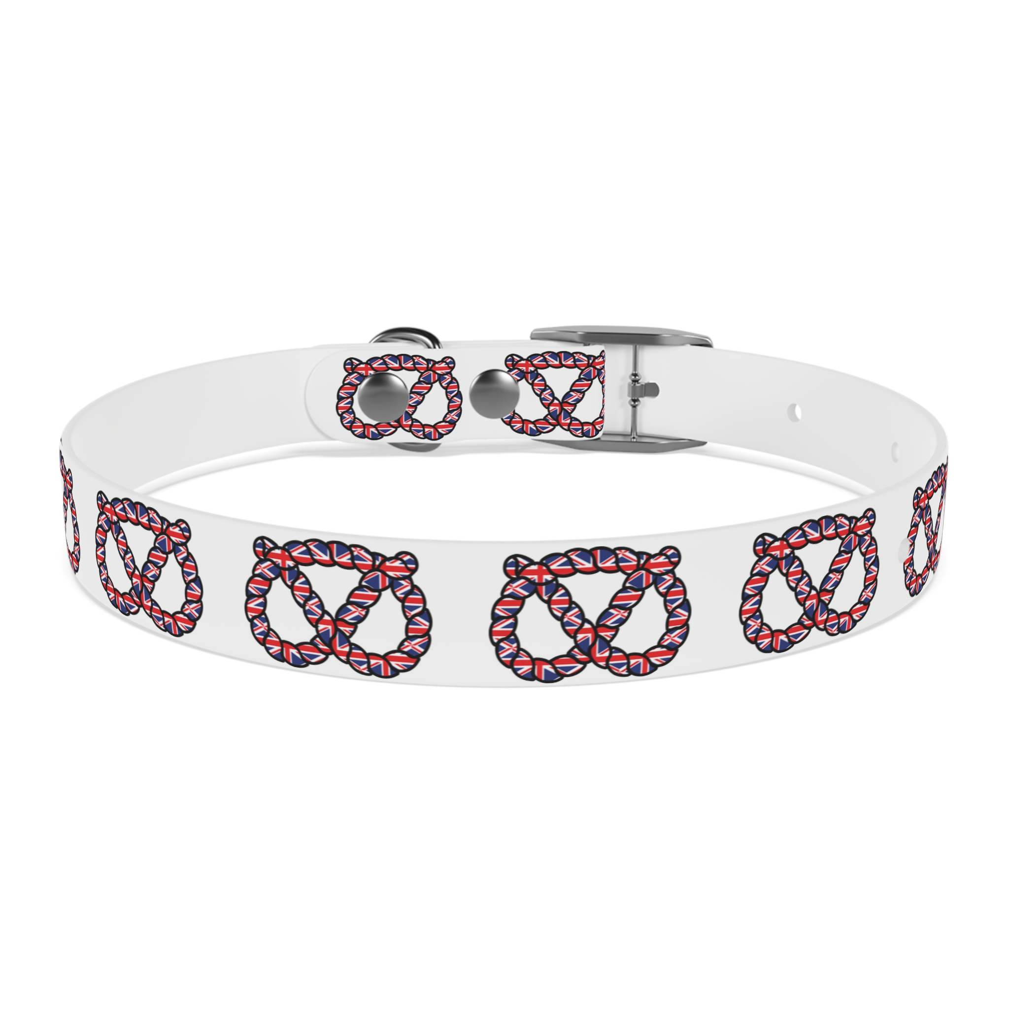 Stafford Knot Union Jack Dog Collar - Image 5