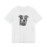 Stafford Head with hearts collar Tee - Image 11