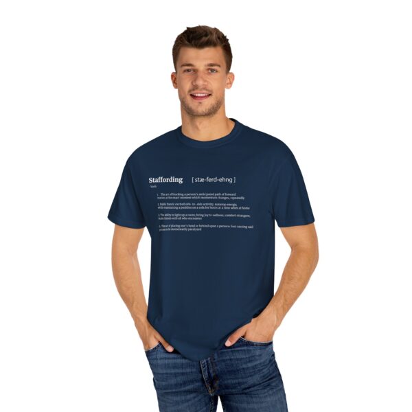 Staffording definition Unisex Garment-Dyed T-shirt - Image 32