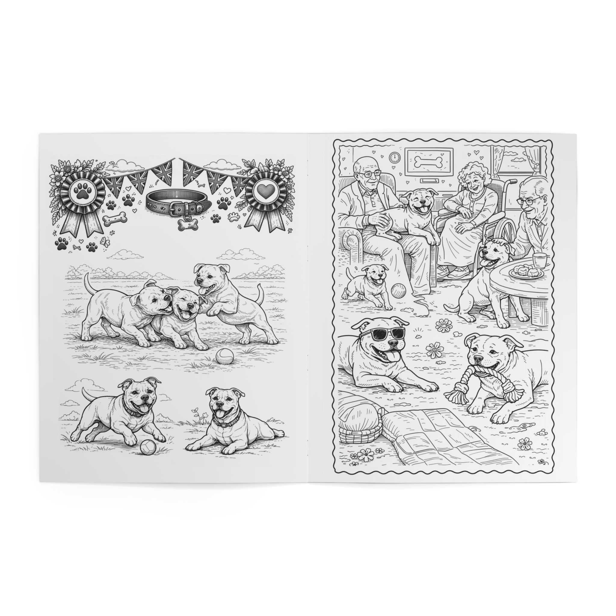 Staffordshire Bull Terrier Coloring Book - Image 9