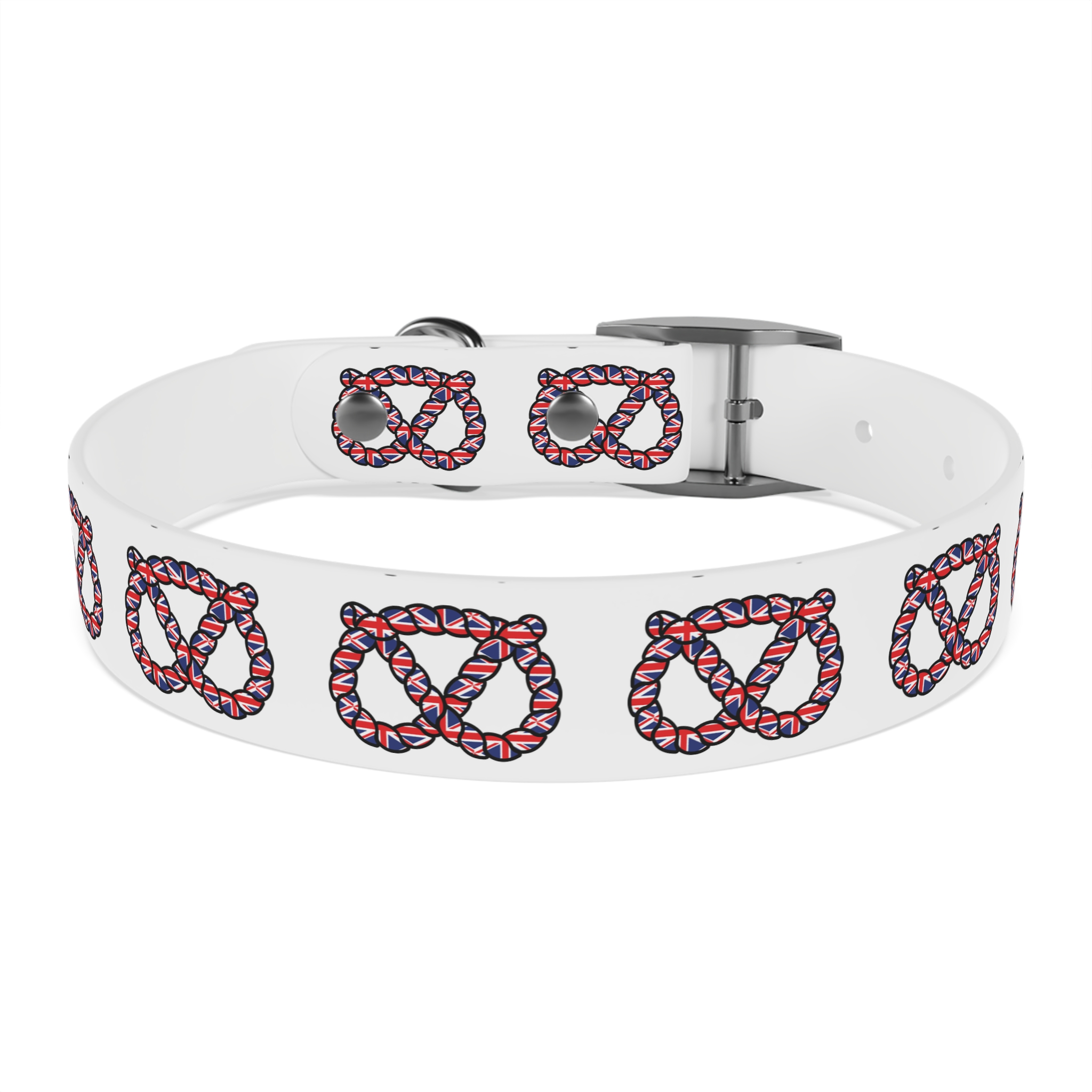 Stafford Knot Union Jack Dog Collar - Image 14