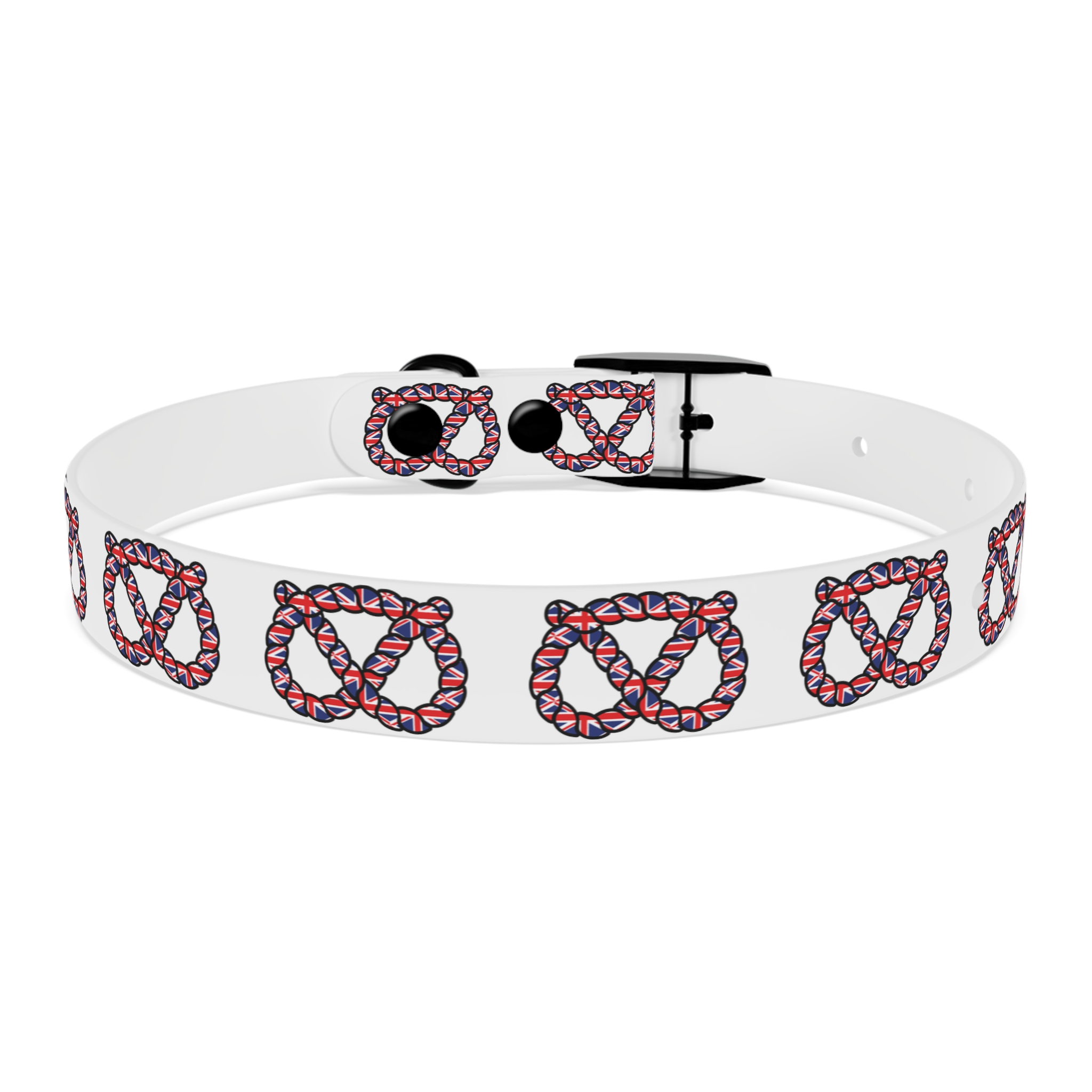 Stafford Knot Union Jack Dog Collar - Image 2