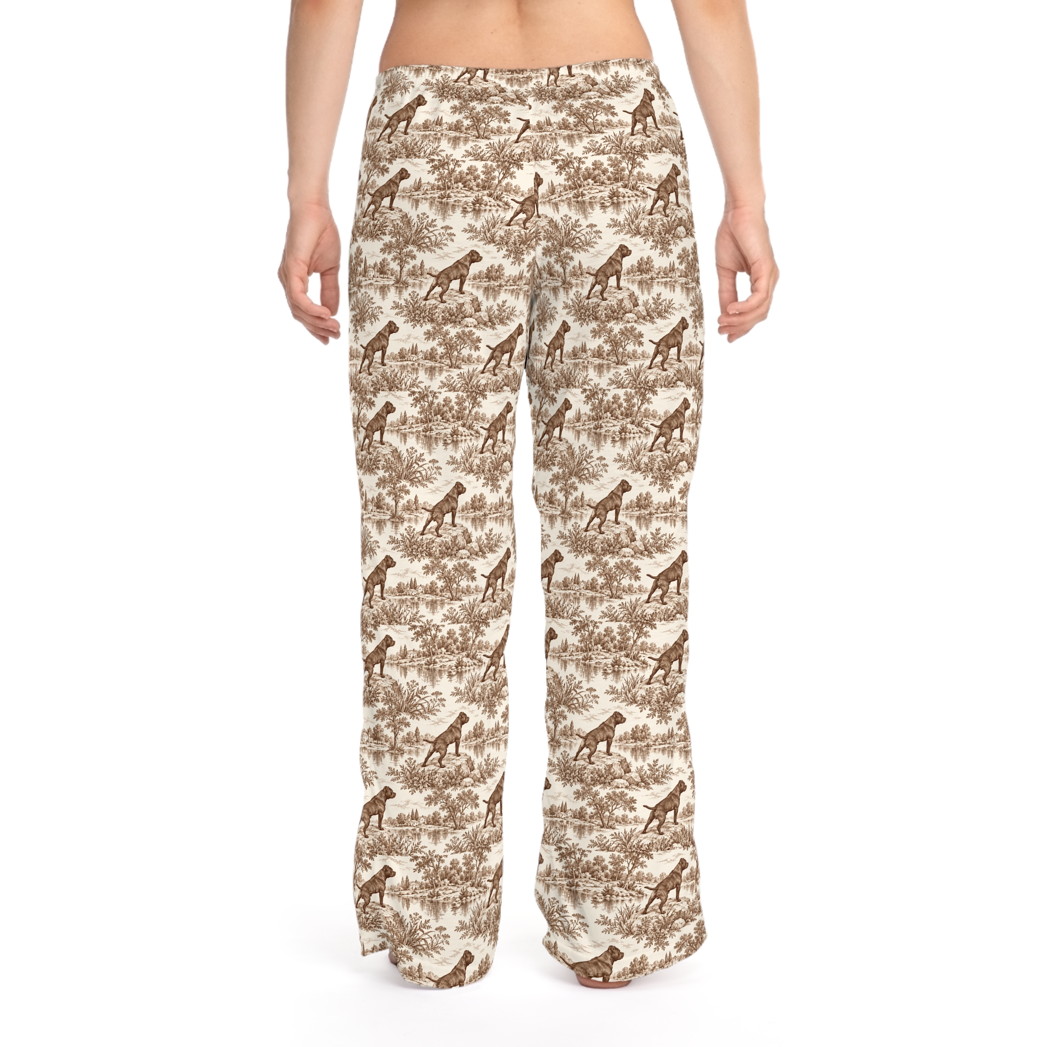 Classic toile Stafford Pajama Pants in sepia - Image 5