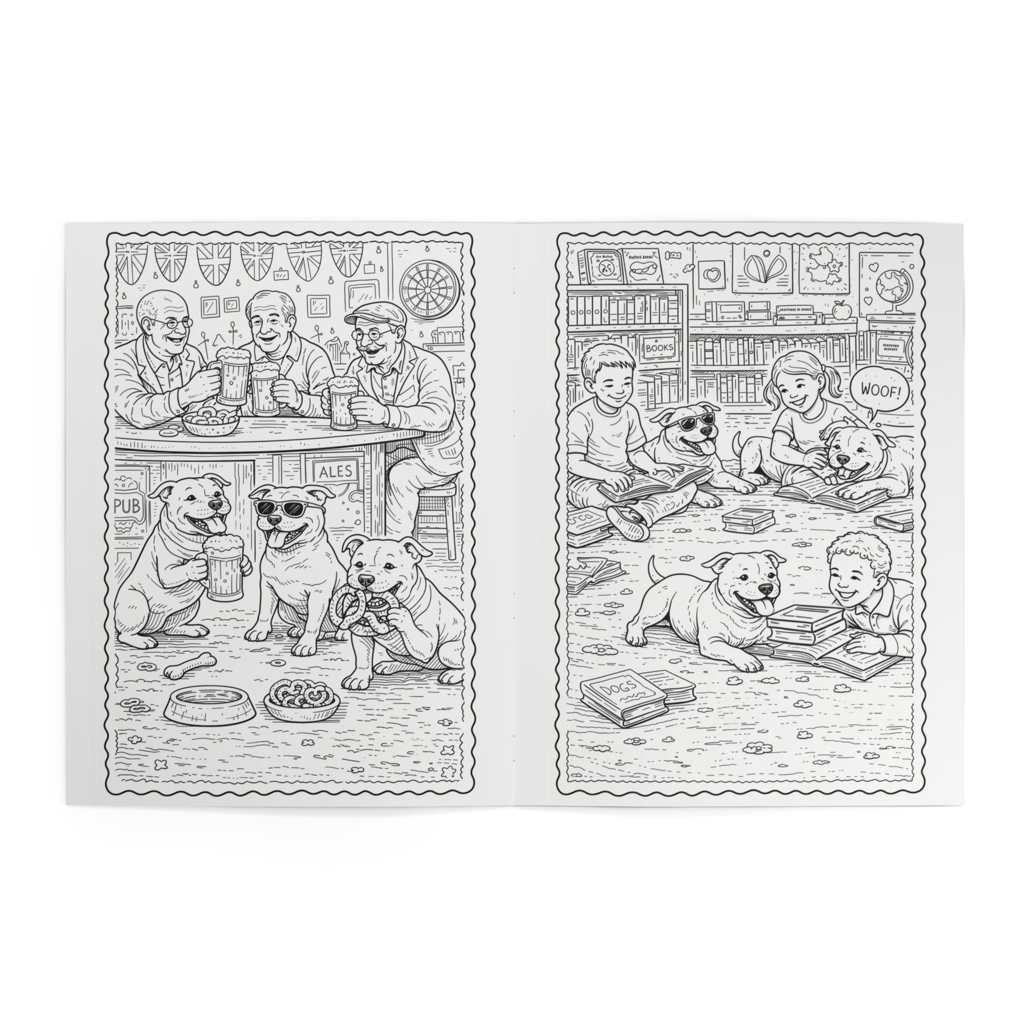 Staffordshire Bull Terrier Coloring Book - Image 10