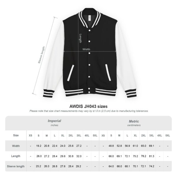 Unisex Heavyweight Letterman Jacket - Image 14