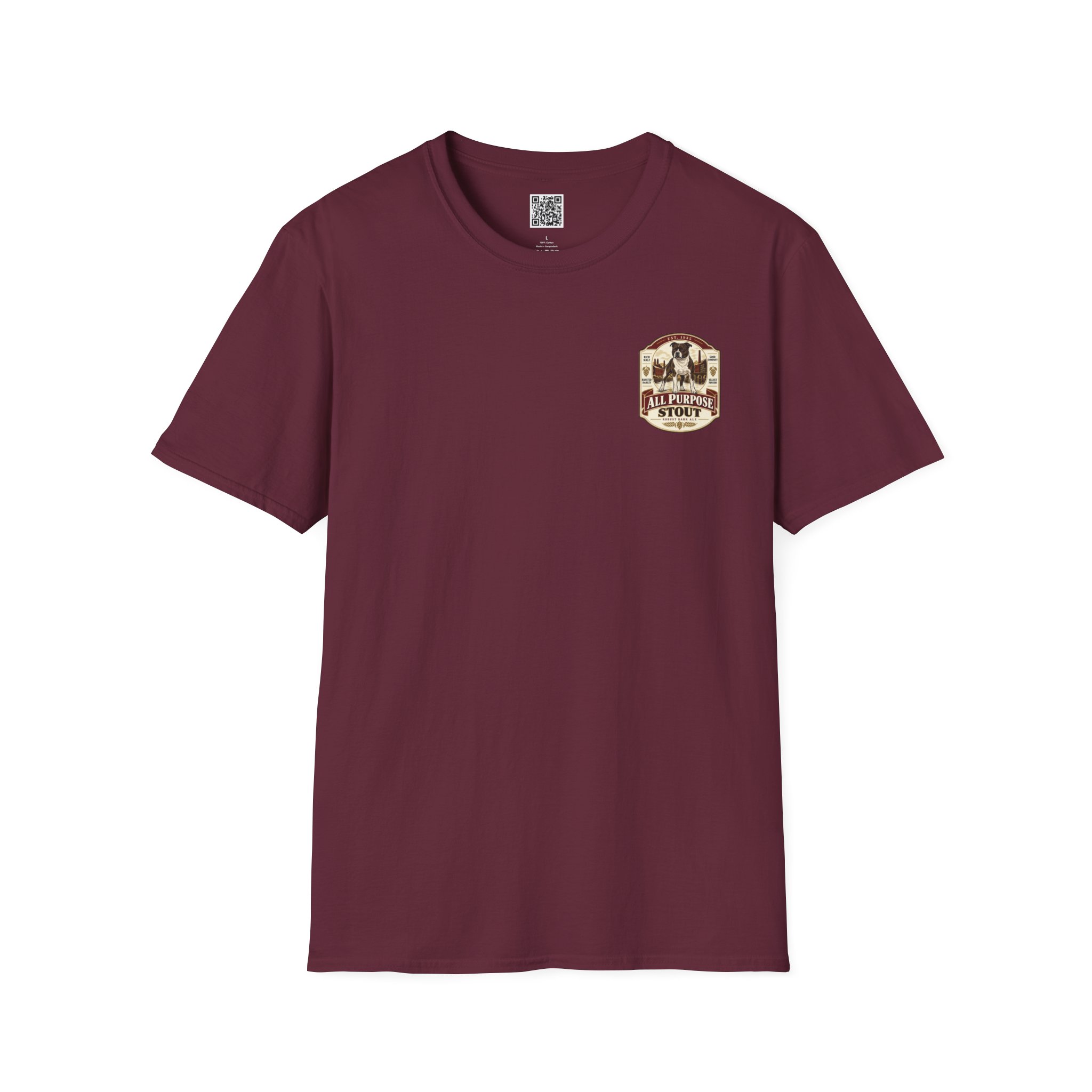 Vintage Beer Label - Stafford Softstyle T-Shirt - Image 7
