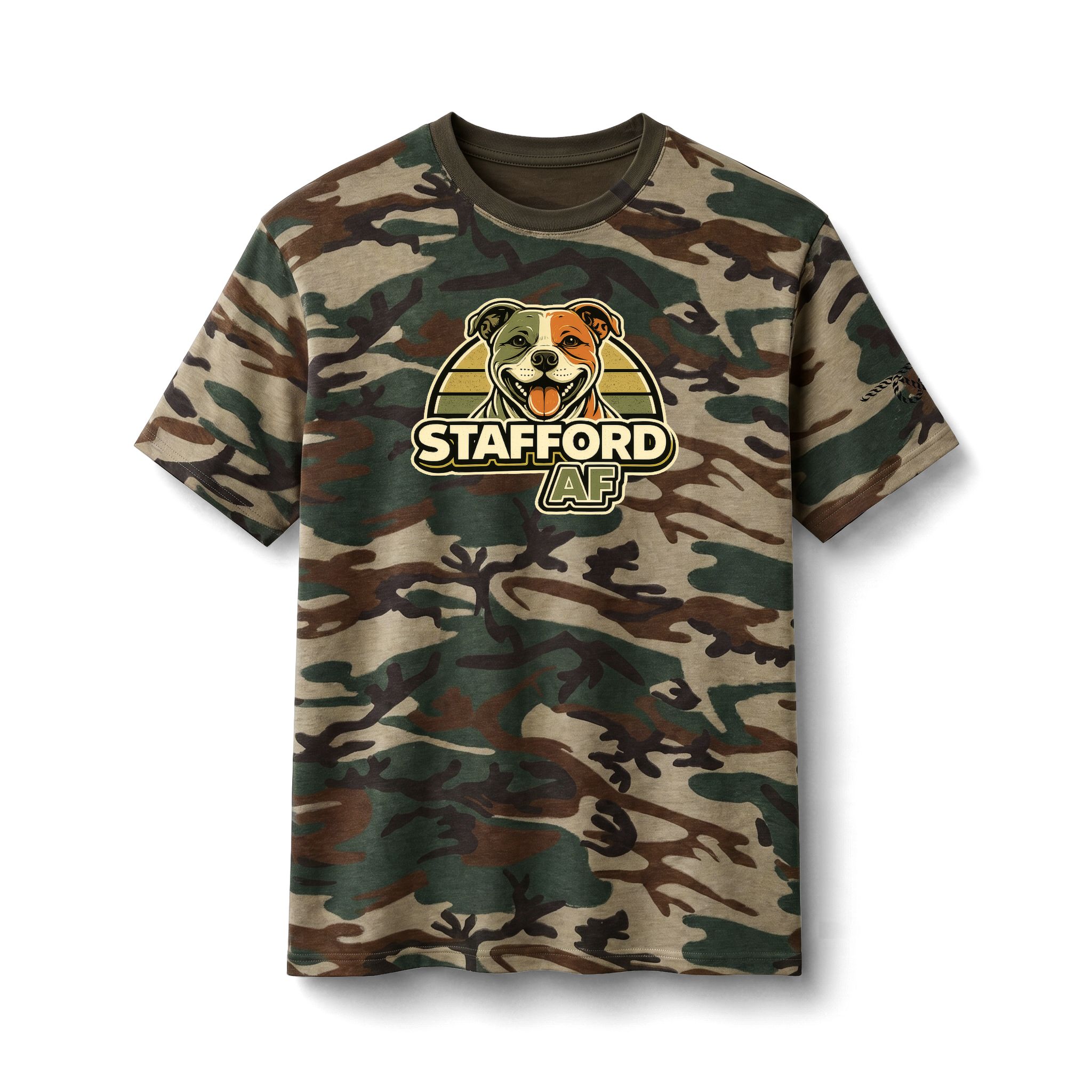 Camo Stafford AF Graphic T-Shirt - Image 3