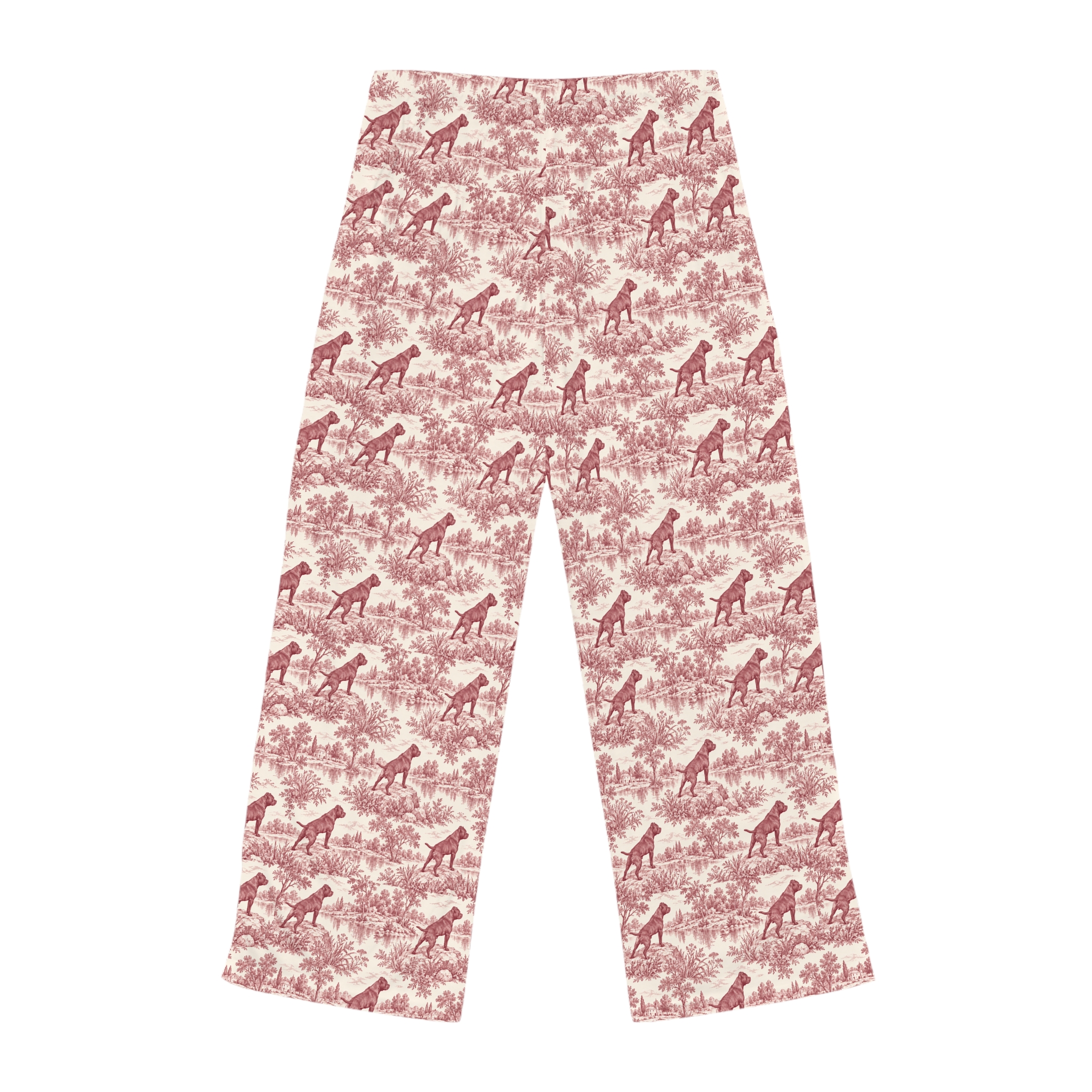 Classic toile Stafford Pajama Pants in red - Image 3