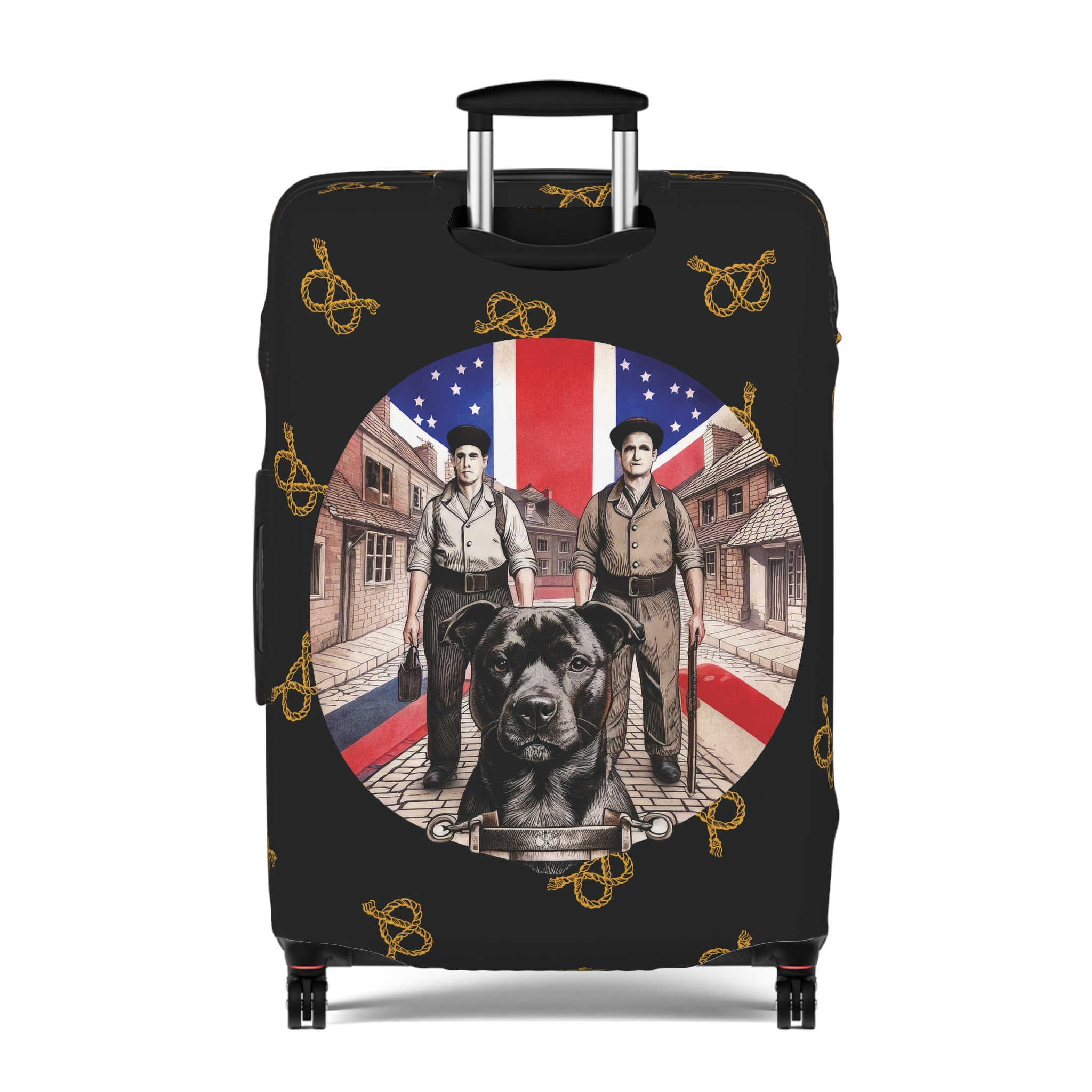 Stafford Union Jack Coal Miner Chain Maker Luggage Cover - Image 10