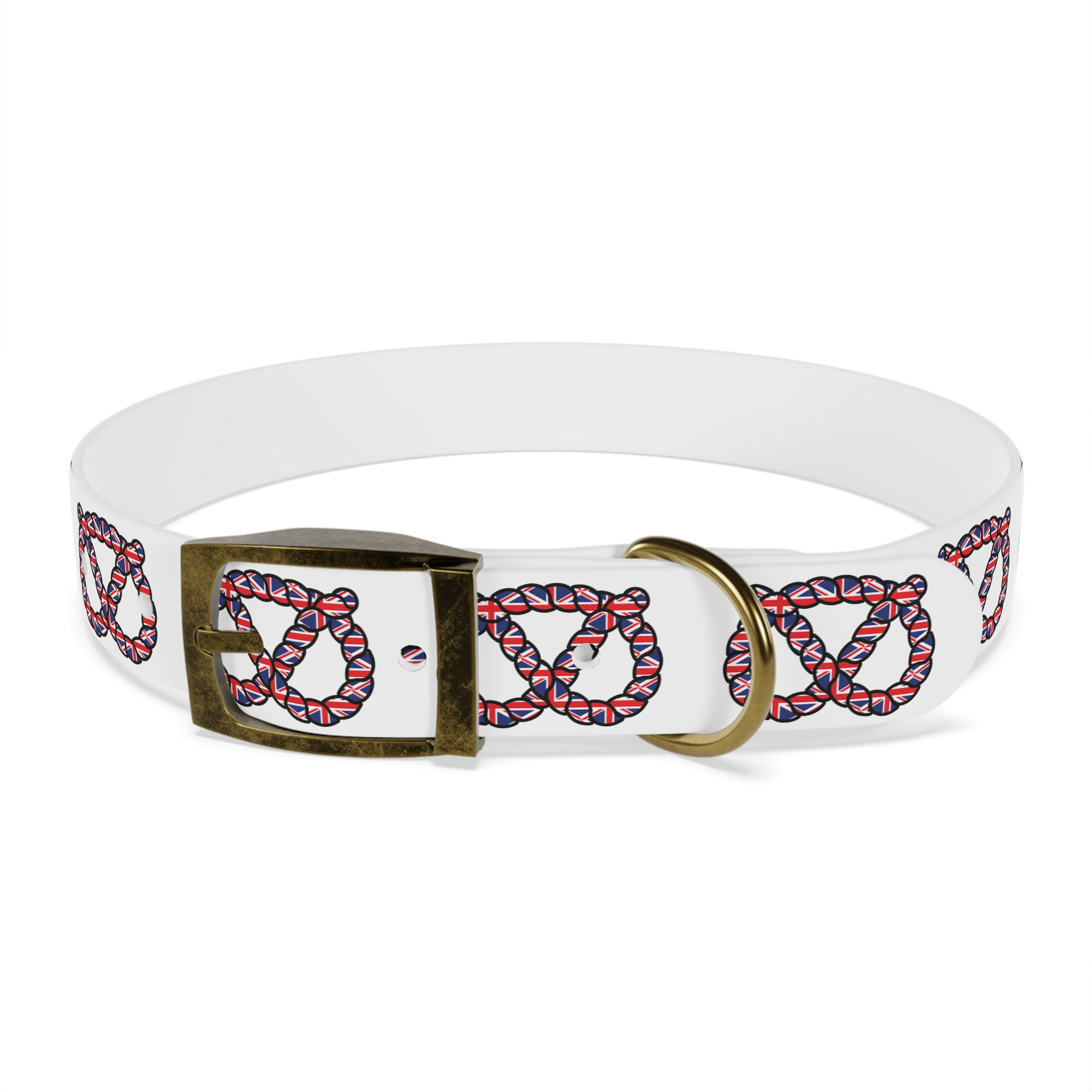 Stafford Knot Union Jack Dog Collar - Image 25