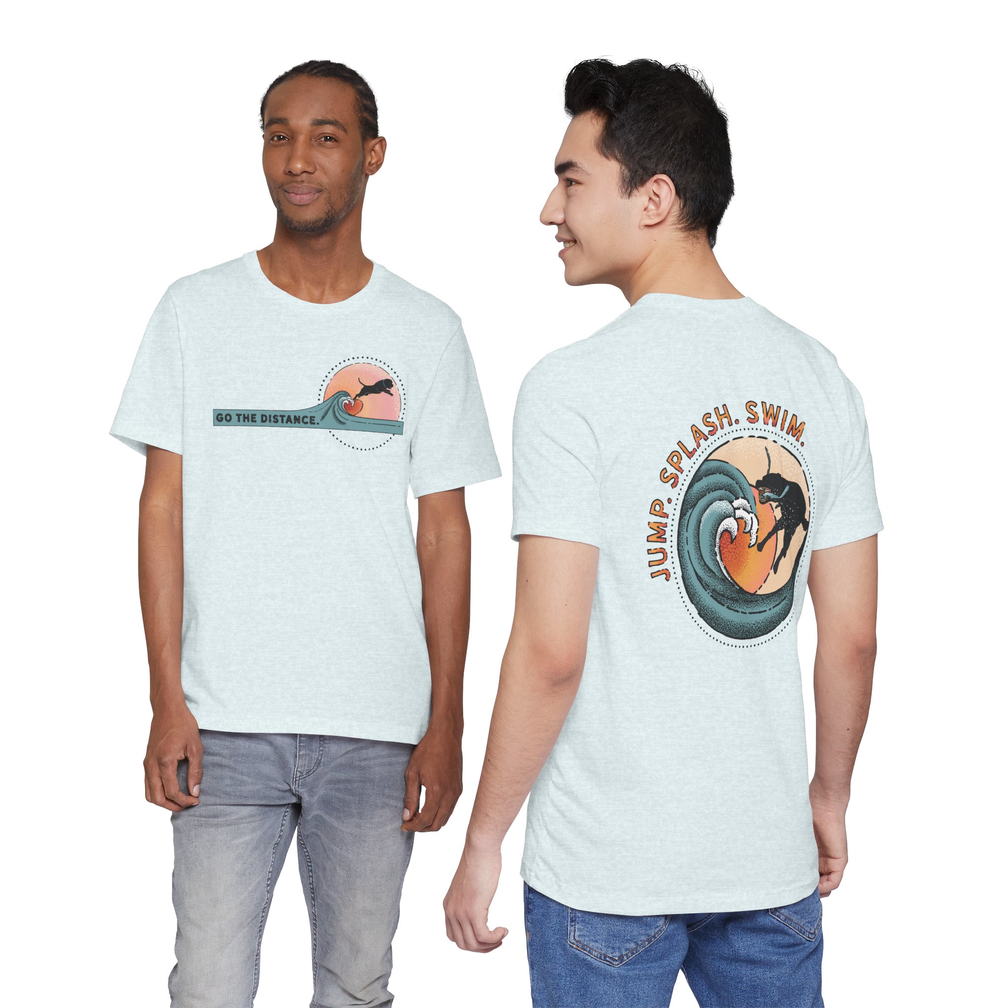 Stafford Dock Diving Unisex Jersey Short Sleeve Tee - Image 10