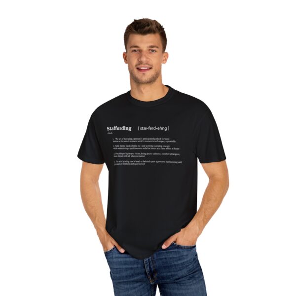 Staffording definition Unisex Garment-Dyed T-shirt - Image 4