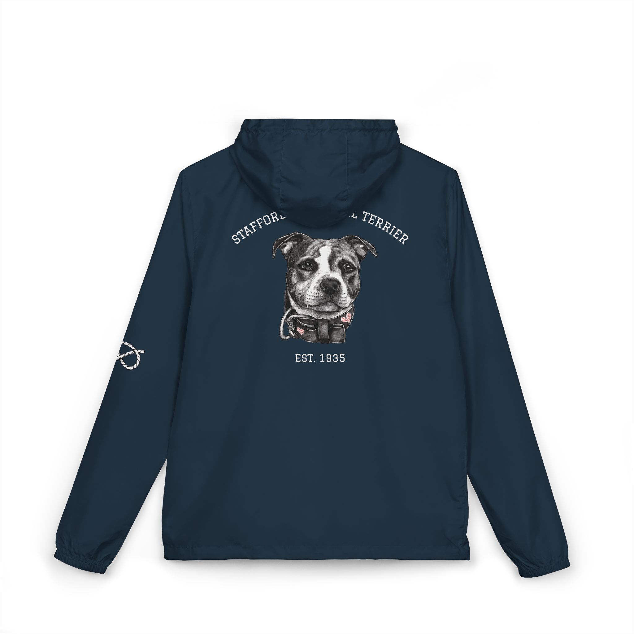 Stafford Crew Unisex Full-Zip Windbreaker Jacket - Image 8