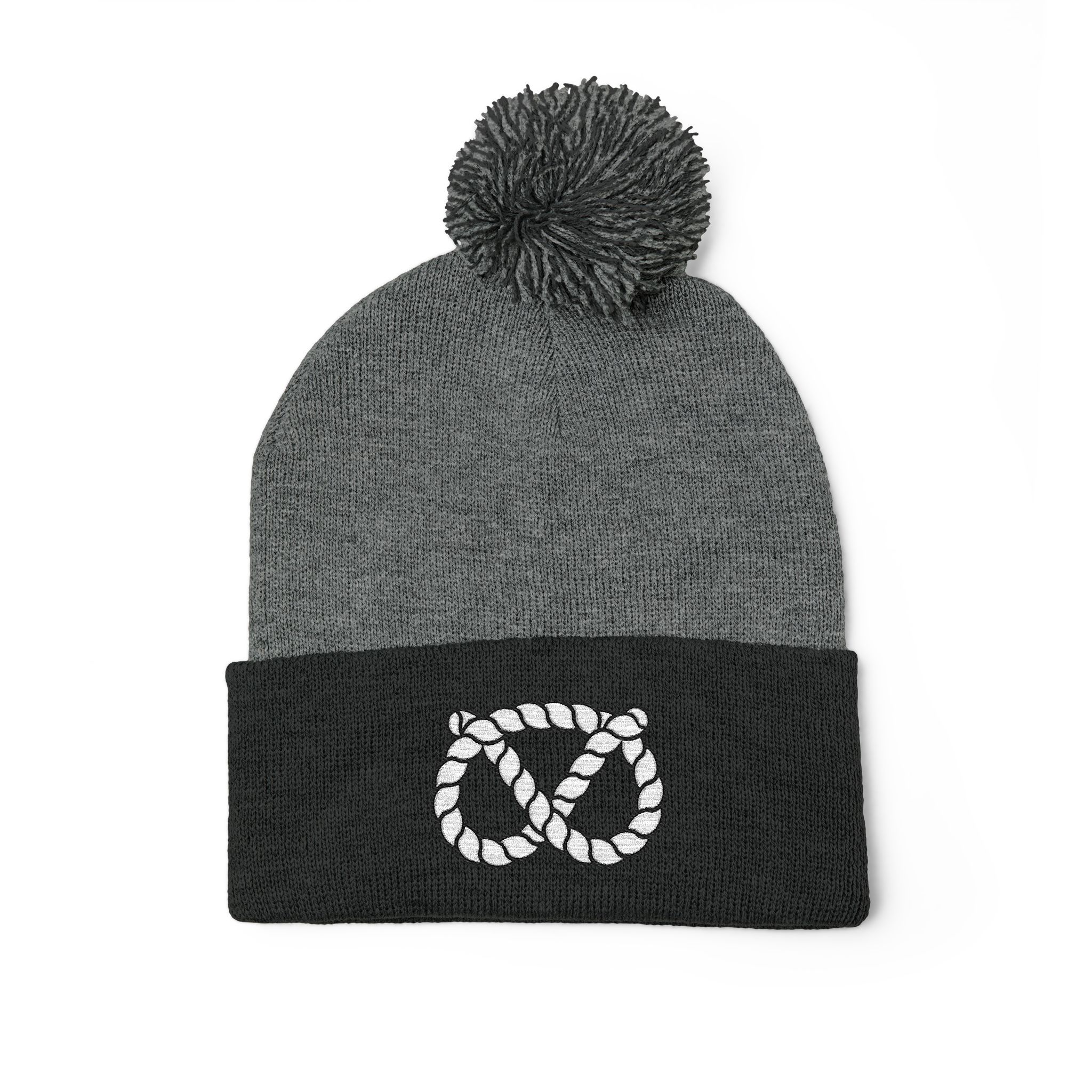 Pom-Pom Stafford Knot Knit Cap (Embroidery) - Image 19