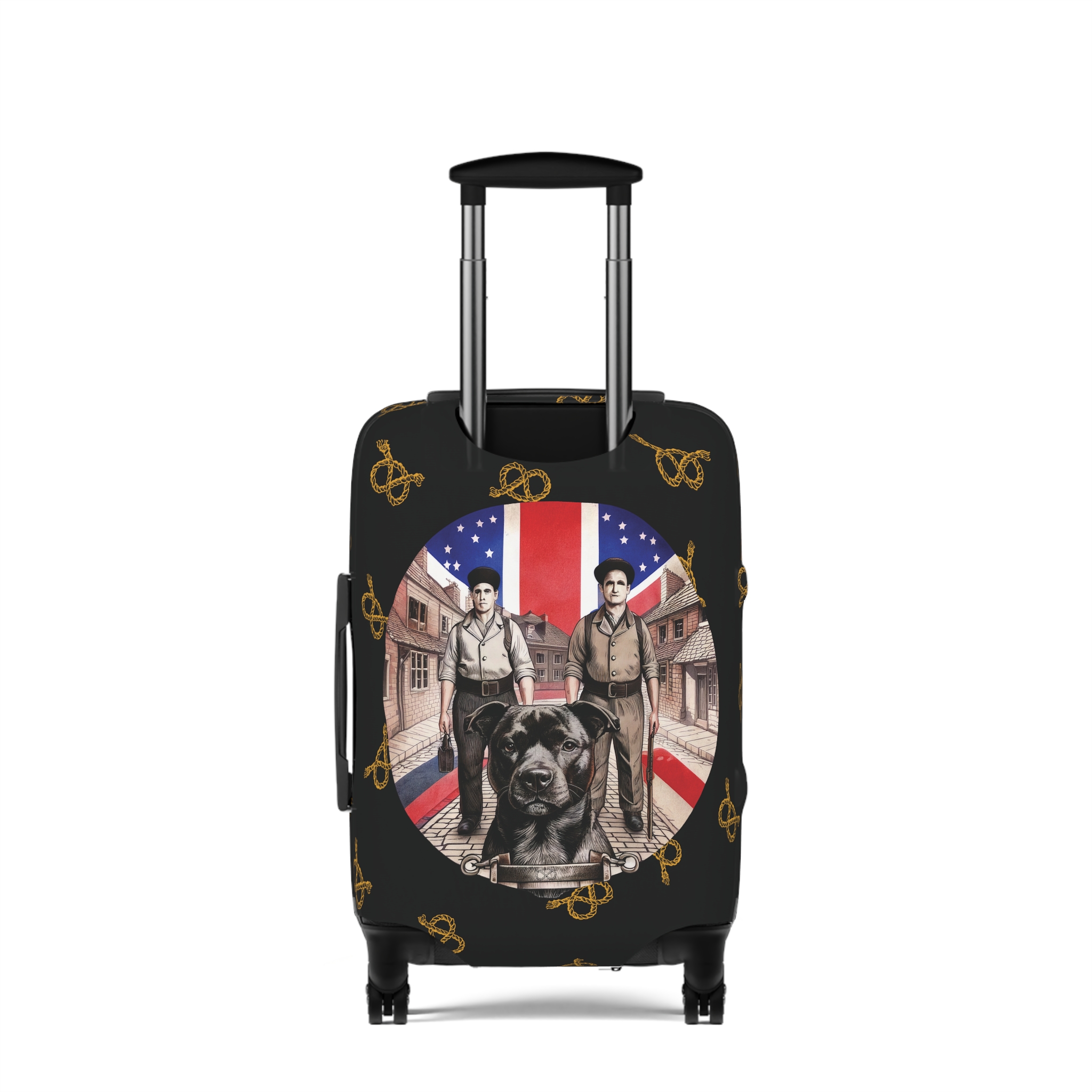 Stafford Union Jack Coal Miner Chain Maker Luggage Cover - Image 3