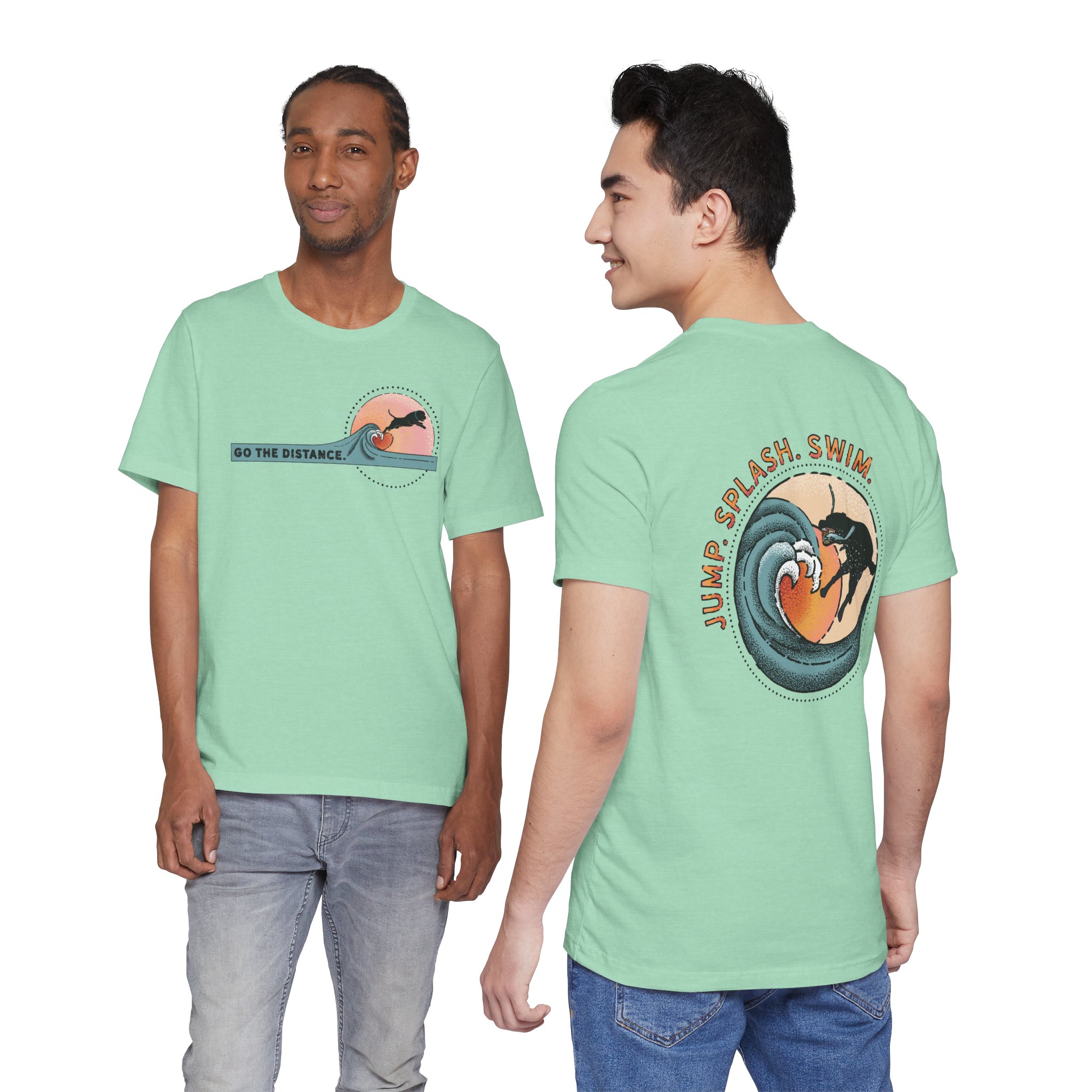 Stafford Dock Diving Unisex Jersey Short Sleeve Tee - Image 34