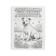 Staffordshire Bull Terrier Coloring Book