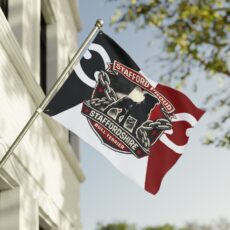 Stafford Proud Staffordshire Bull Terrier Flag — Double-Sided Flag
