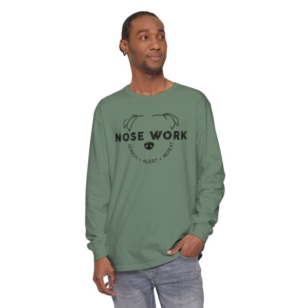 Stafford Nose Work Garment-dyed Long Sleeve T-Shirt - Image 13