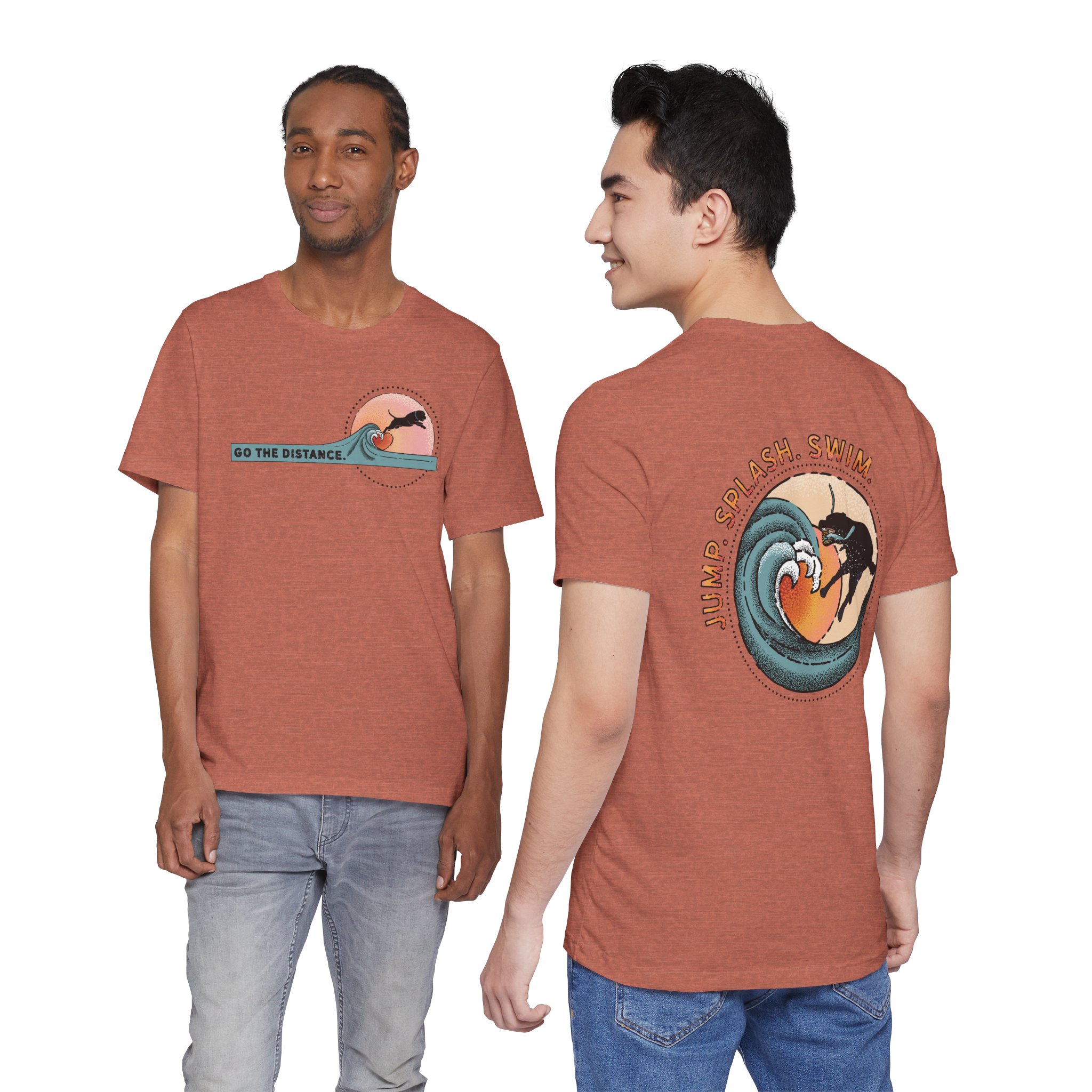 Stafford Dock Diving Unisex Jersey Short Sleeve Tee - Image 22