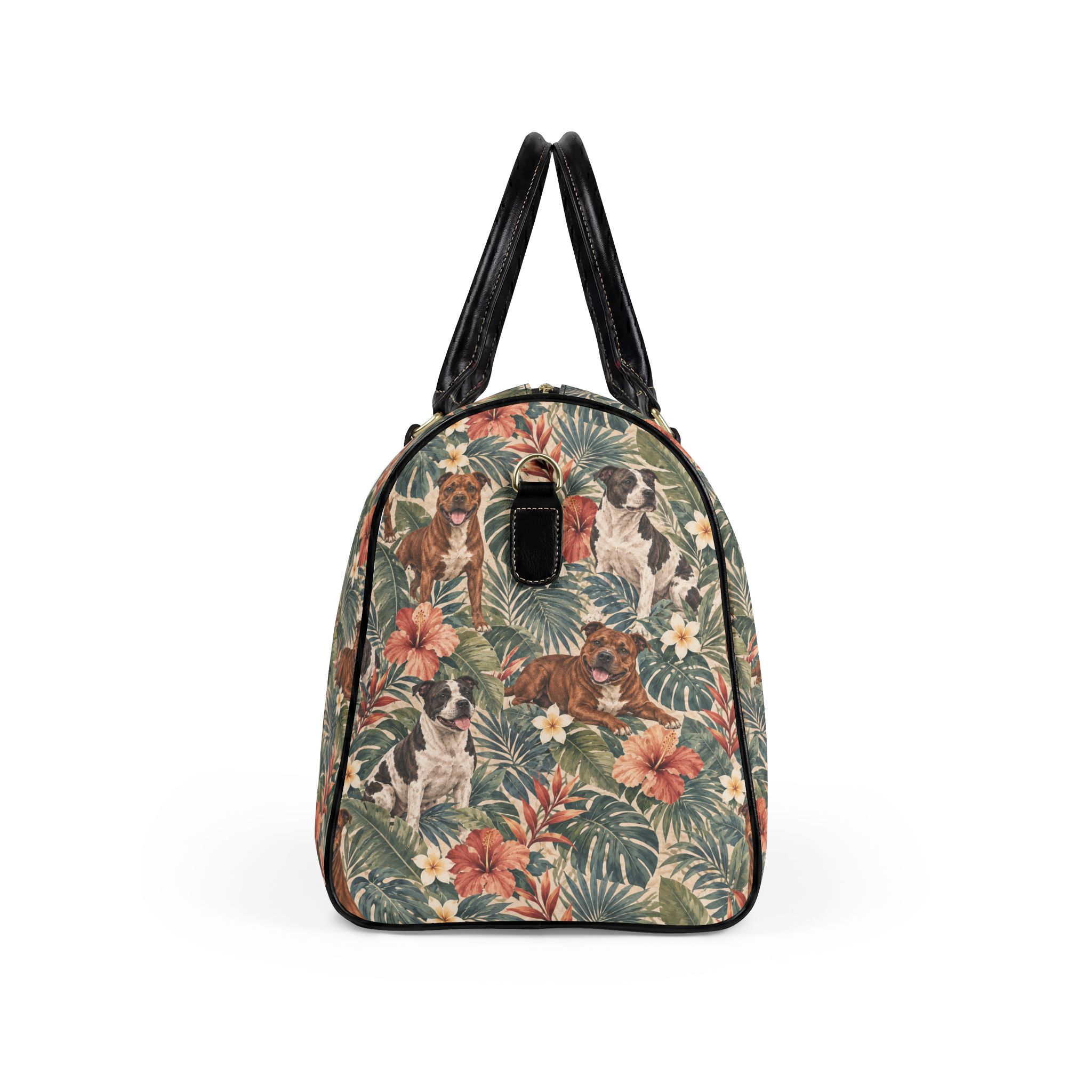 Faux Leather Travel Bag - Image 4