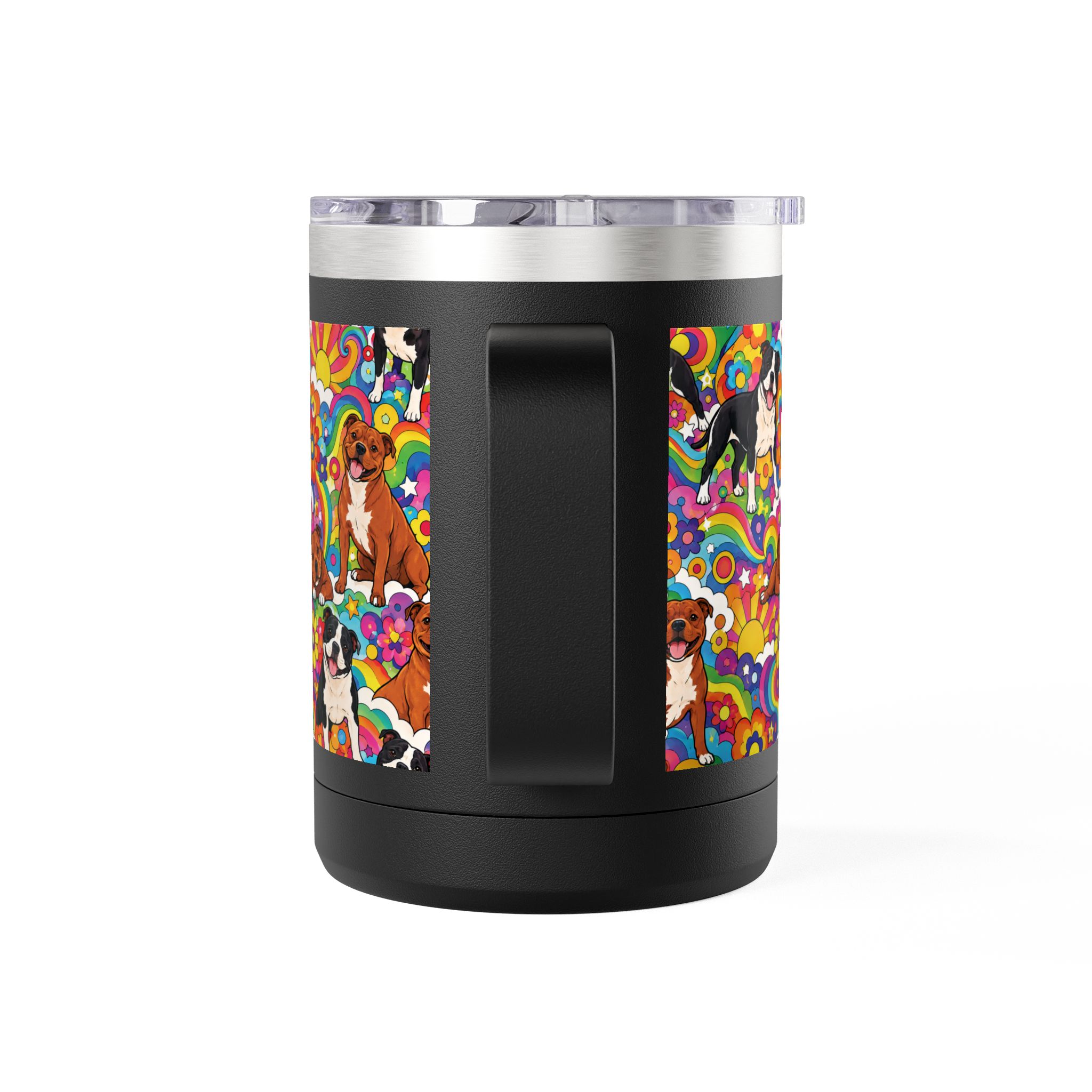 Peter Max Inspired Stafford Coffee Mug Tumbler, 15oz - Image 7