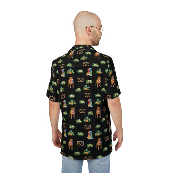 Hawaiian Stafford Button-Down Shirt (black) - Image 4