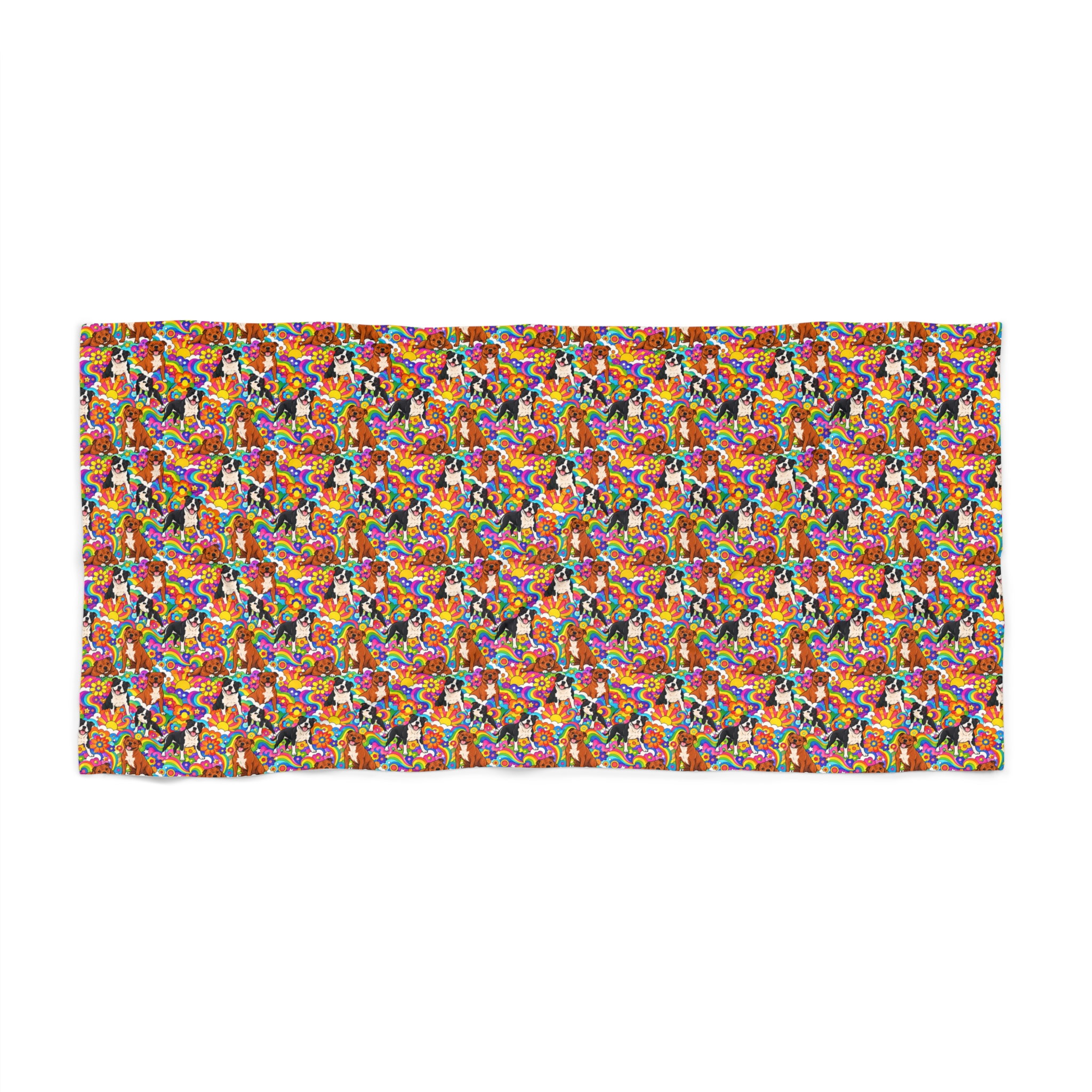 Peter Max Inspired Stafford Pattern Beach Towel - Image 3
