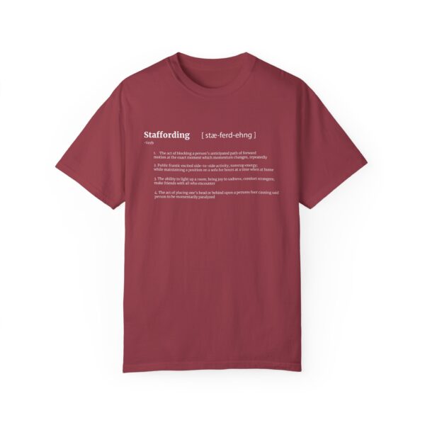 Staffording definition Unisex Garment-Dyed T-shirt - Image 41