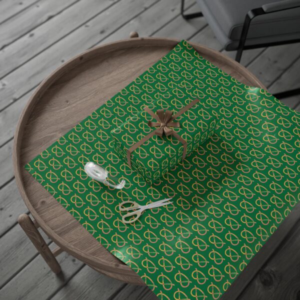 Stafford Knot Wrapping Papers Green - Image 8