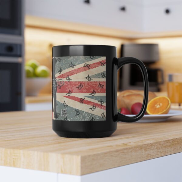 Union Jack Stafford AF Black Mug, 15oz - Image 5