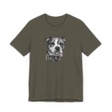 Stafford Head with hearts collar Tee - Image 7