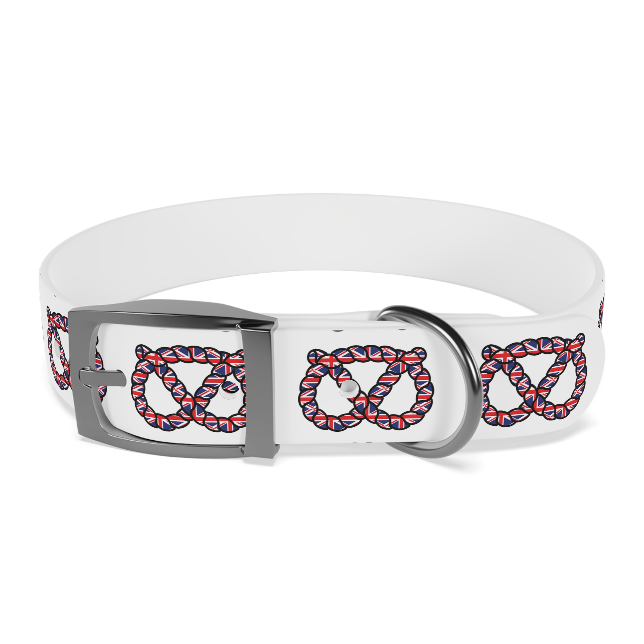 Stafford Knot Union Jack Dog Collar - Image 13