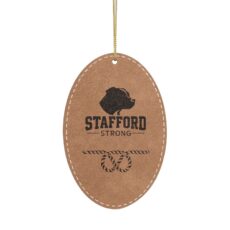 Stafford Strong Leatherette Ornament, 3 Shapes (Engraving)
