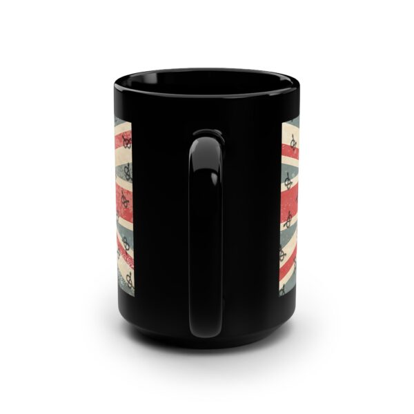 Union Jack Stafford AF Black Mug, 15oz - Image 4