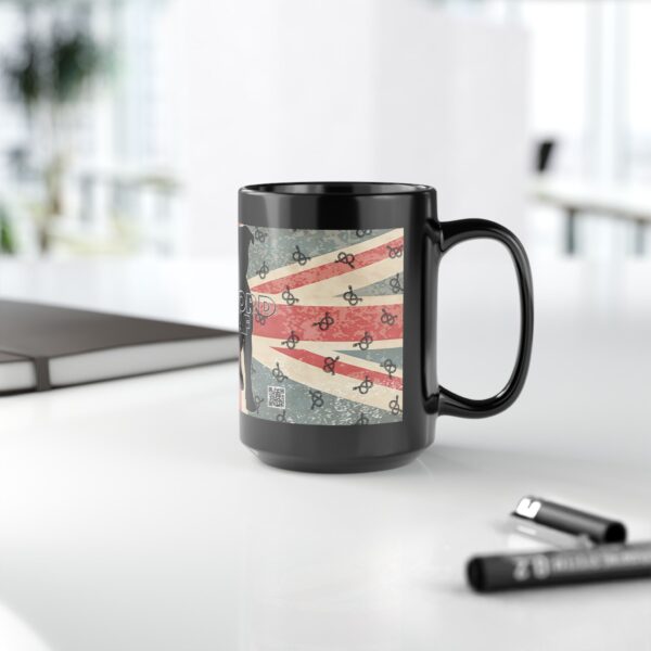 Union Jack Stafford AF Black Mug, 15oz - Image 7
