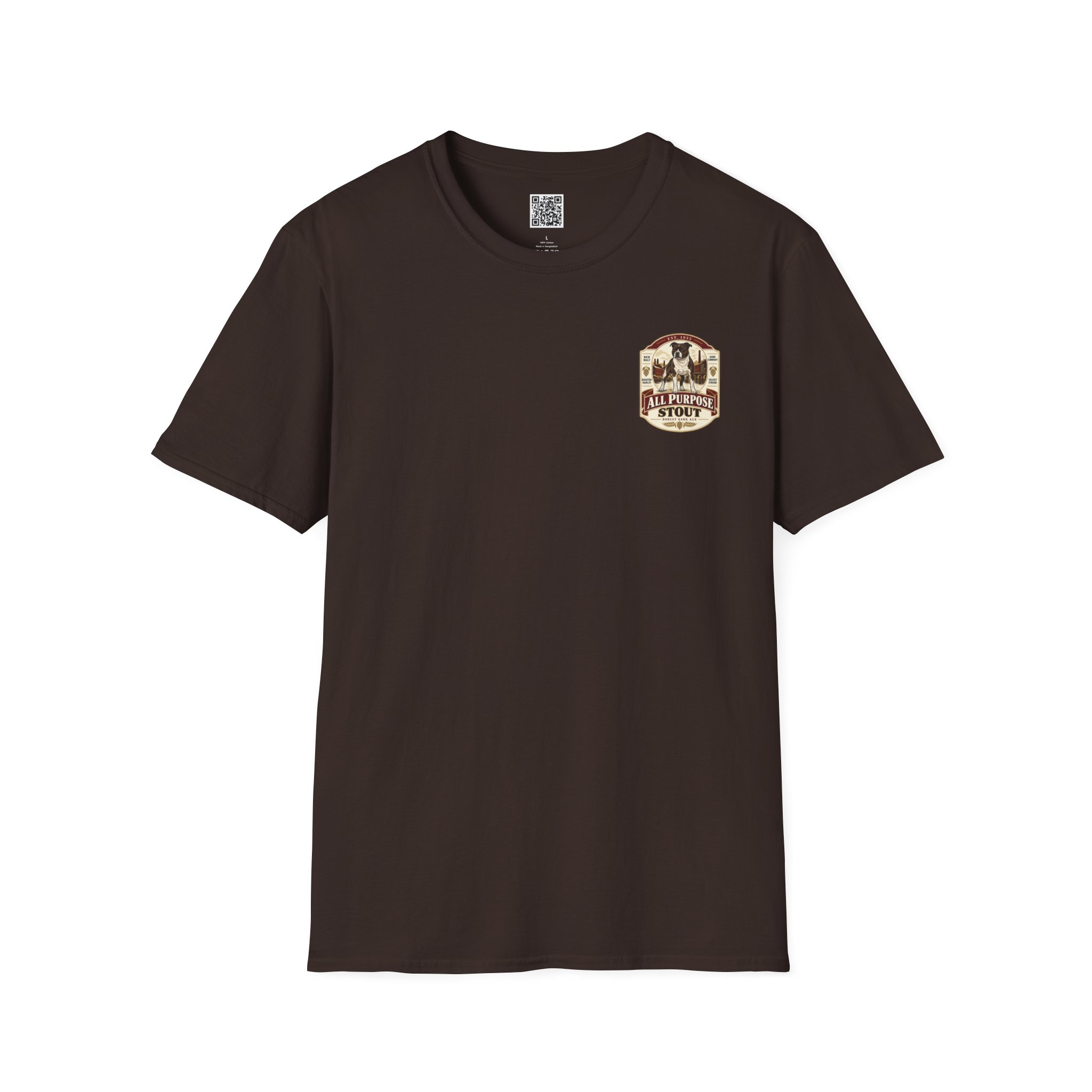 Vintage Beer Label - Stafford Softstyle T-Shirt - Image 2