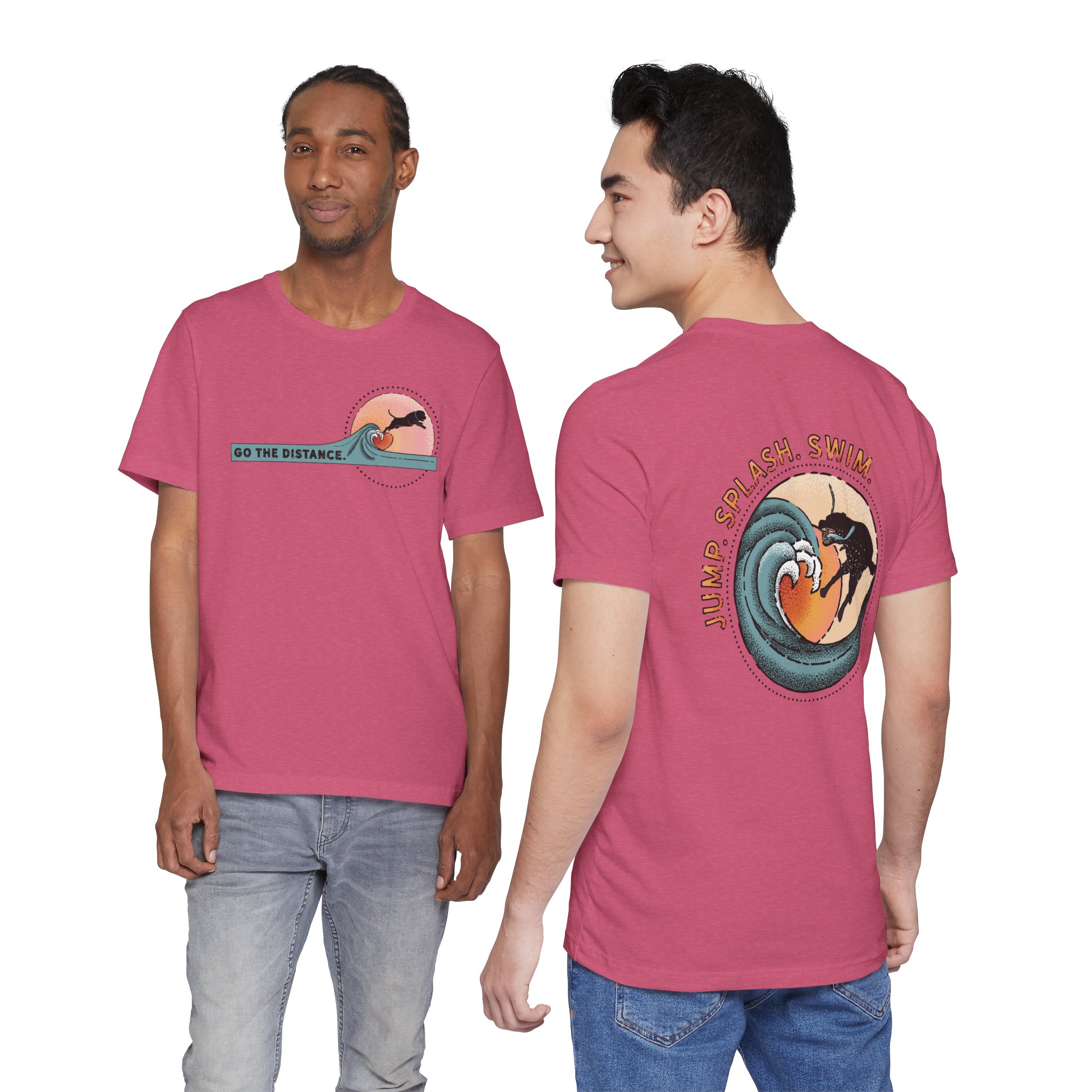 Stafford Dock Diving Unisex Jersey Short Sleeve Tee - Image 58