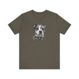 Stafford Head with hearts collar Tee - Image 5