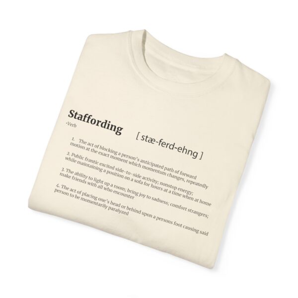 Staffording definition Unisex Garment-Dyed T-shirt - Image 11