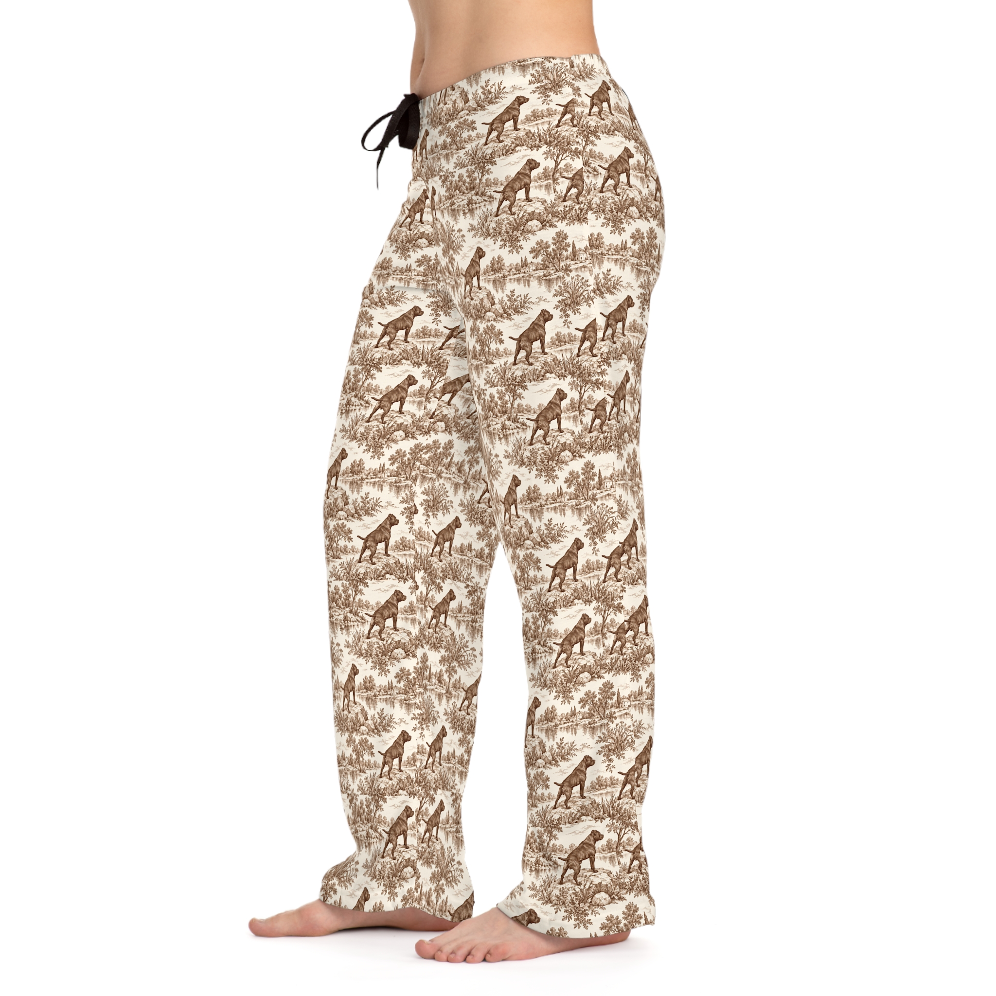 Classic toile Stafford Pajama Pants in sepia - Image 6