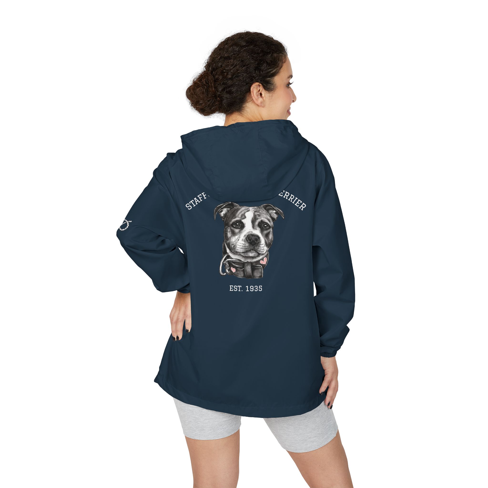Stafford Crew Unisex Full-Zip Windbreaker Jacket - Image 12