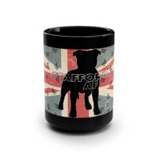 Union Jack Stafford AF Black Mug, 15oz