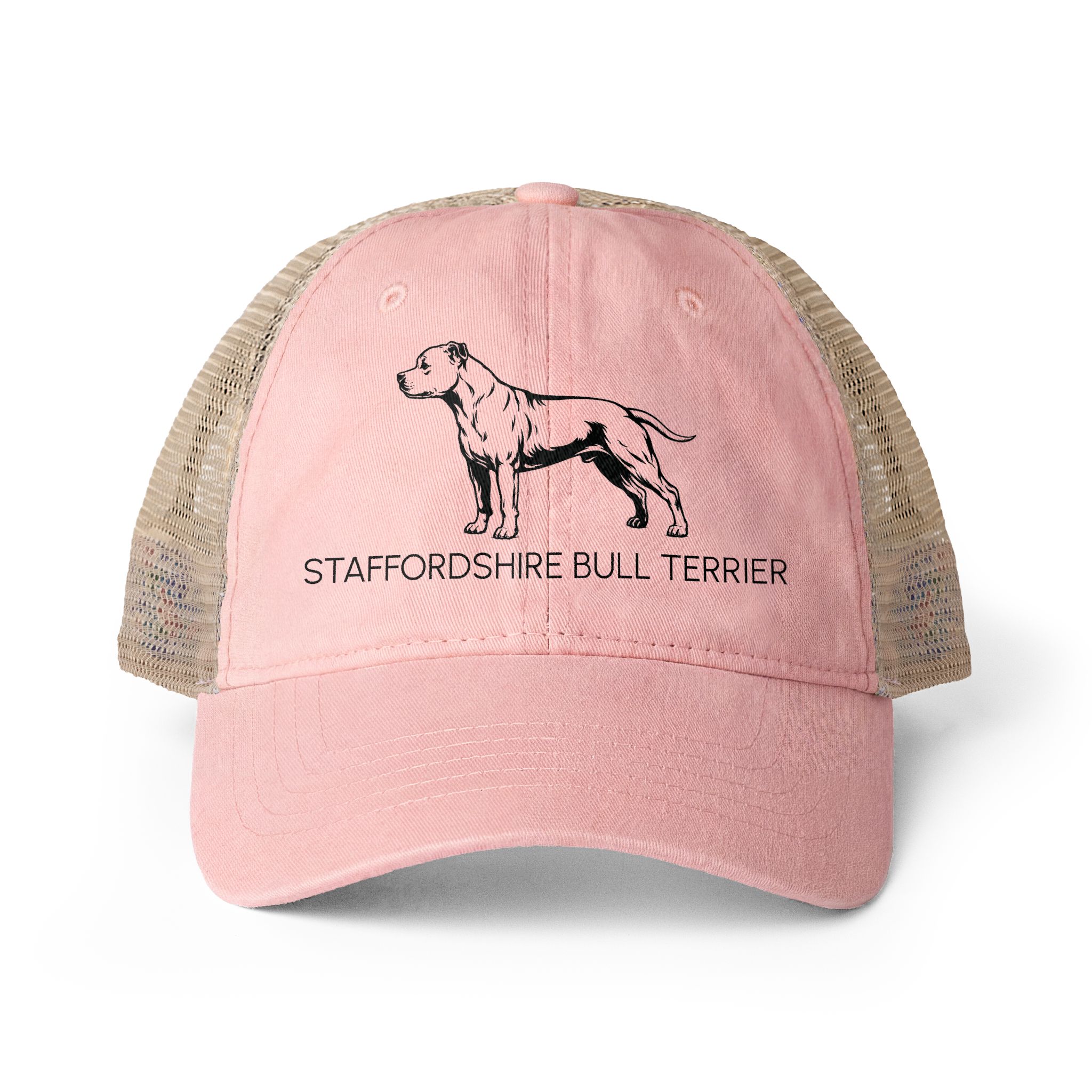 STAFFORD Women's Washed Mesh-Back Cap with pattern under bill - Image 3